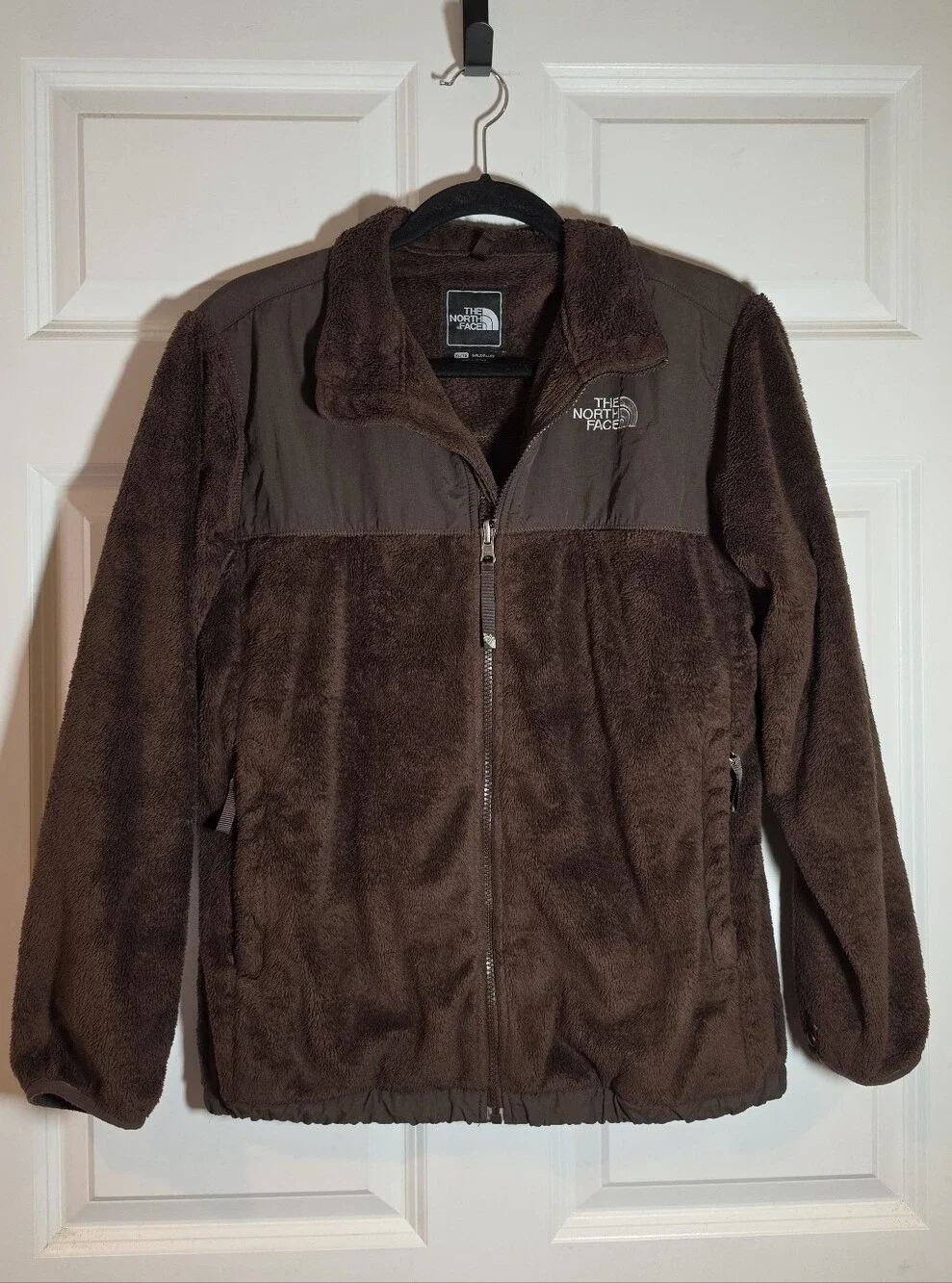 The North Face Denali Brown Fleece Zip Up Jacket Girls XL